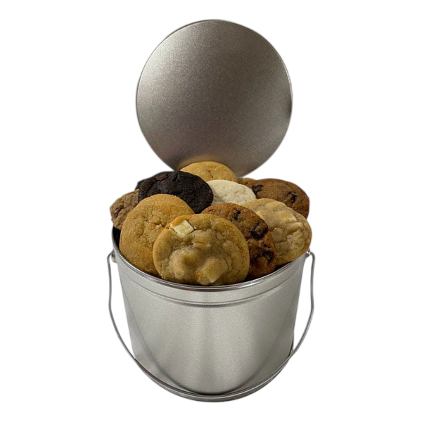 Standard Cookie Pail with 24 assorted fresh-baked cookies — delivered to Canada
