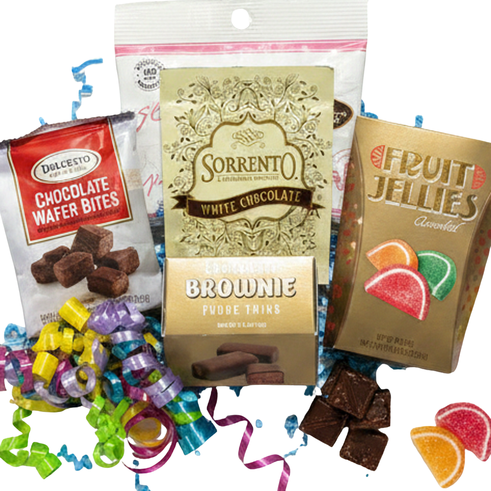 Whimsical Snacks Box Gift Basket - Cherished Gift Baskets