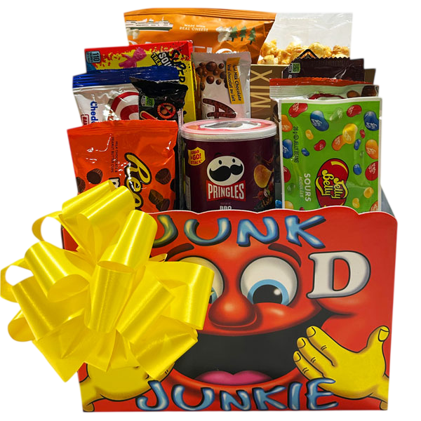 Junk Food Junkie-Cherished Gift Baskets