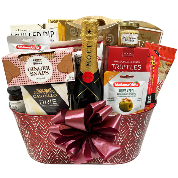 Champagne Charcuterie-Cherished Gift Baskets