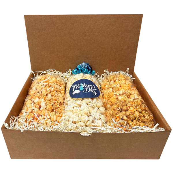 Popcorn Trio Father's Day-Cherished Gift Baskets