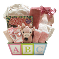 ABC Baby Girl Basket-Cherished Gift Baskets