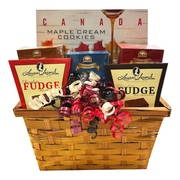 Canadian Made Tea and Cookies-Cherished Gift Baskets