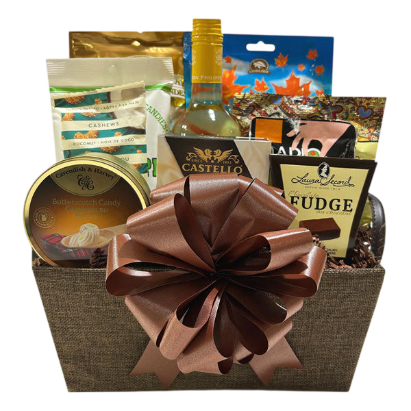 Canadian Gluten Free Wine Gift Basket-Cherished Gift Baskets