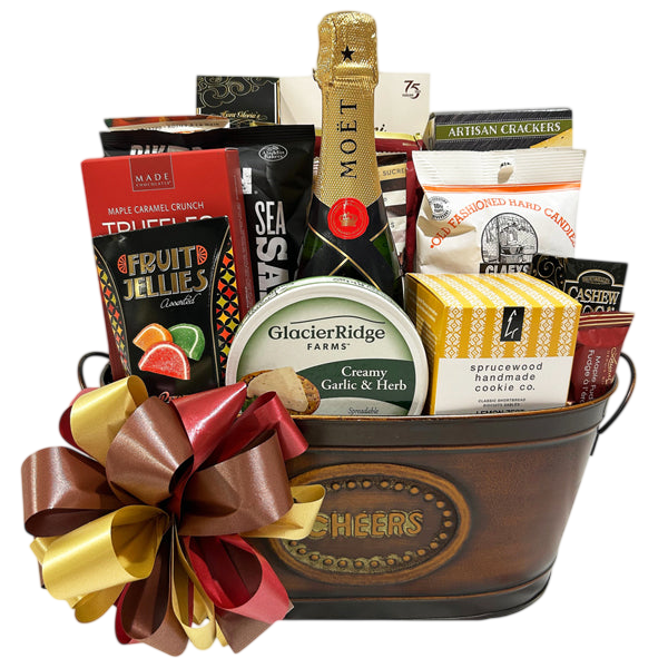 Champagne Cheer-Cherished Gift Baskets