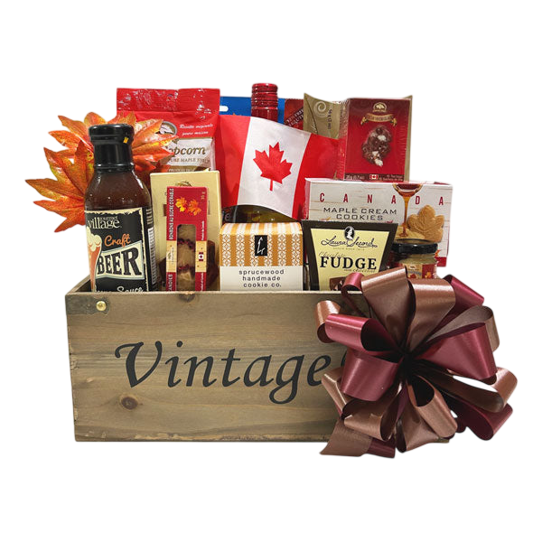 Canadiana Wine-Cherished Gift Baskets
