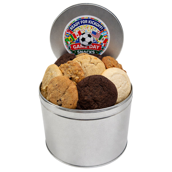 Soccer Cookie Pail-24 cookies-Cherished Gift Baskets